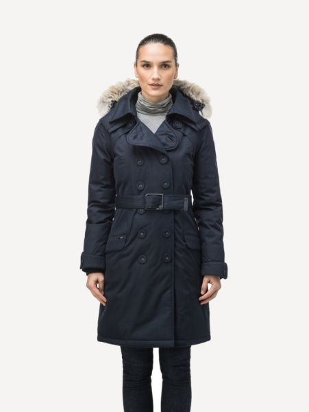 Пуховое пальто Tula (Женский; M; Navy)